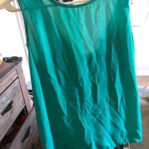 Aqua Bow Back Tank Top, small